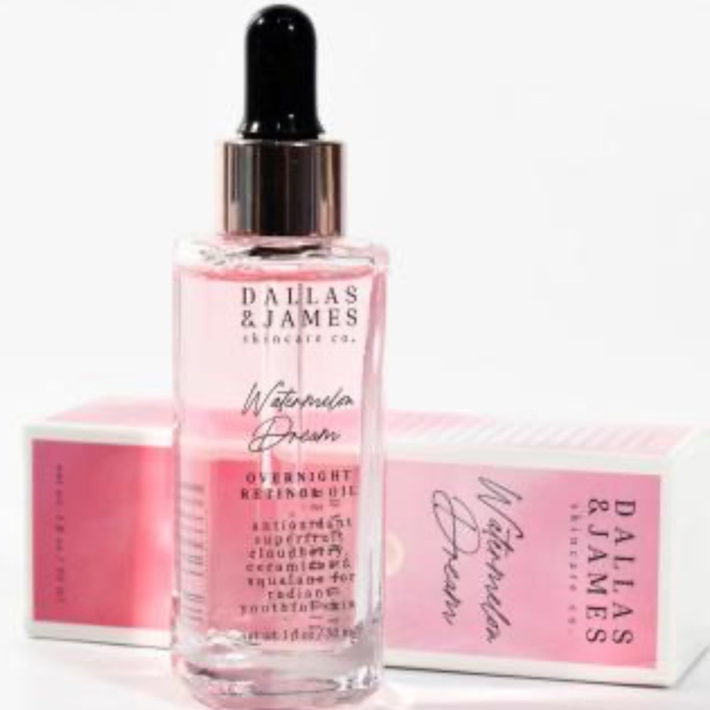 Dallas & James Watermelon Dream Overnight Retinol Oil  Serum BNIB